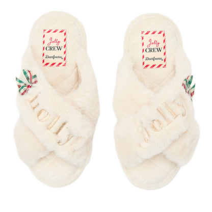 Women's Holiday Fur Slide | Dearfoams