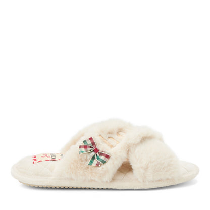 Women's Holiday Fur Slide | Dearfoams