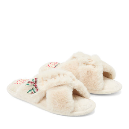 Women's Holiday Fur Slide | Dearfoams