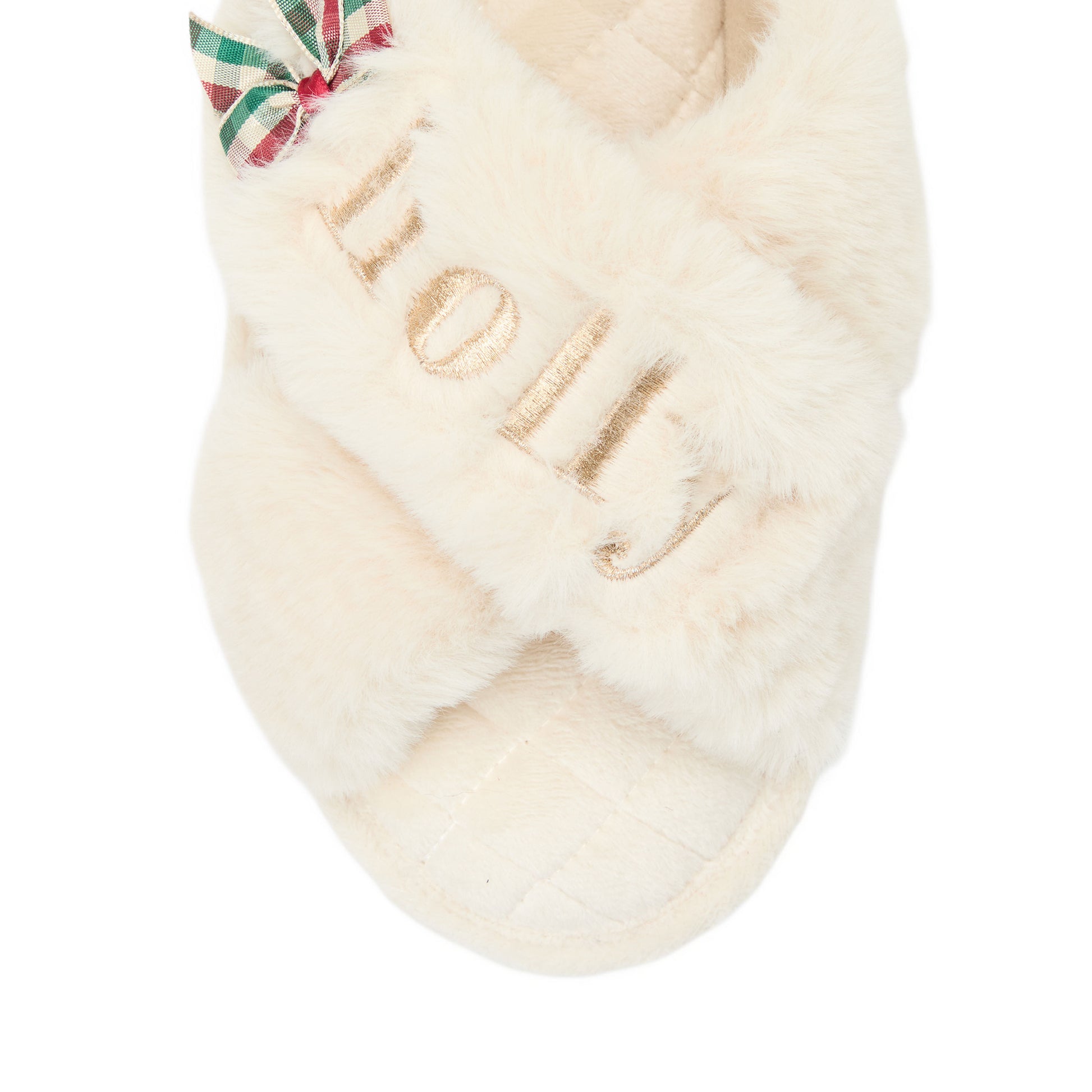 Women's Holiday Fur Slide | Dearfoams