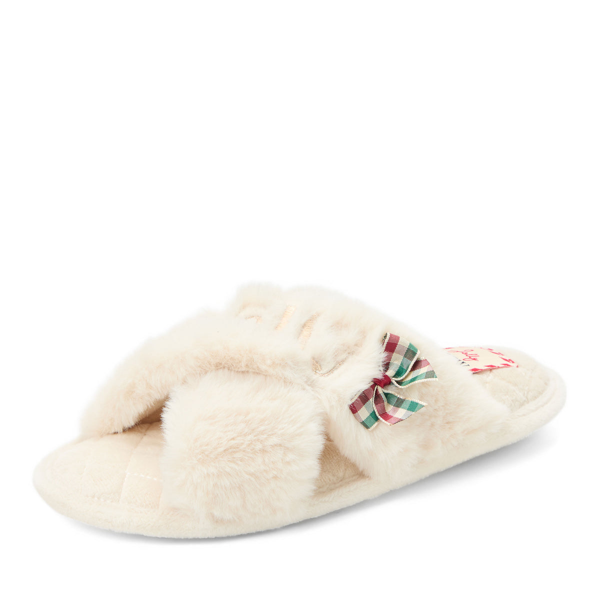 Women's Holiday Fur Slide | Dearfoams