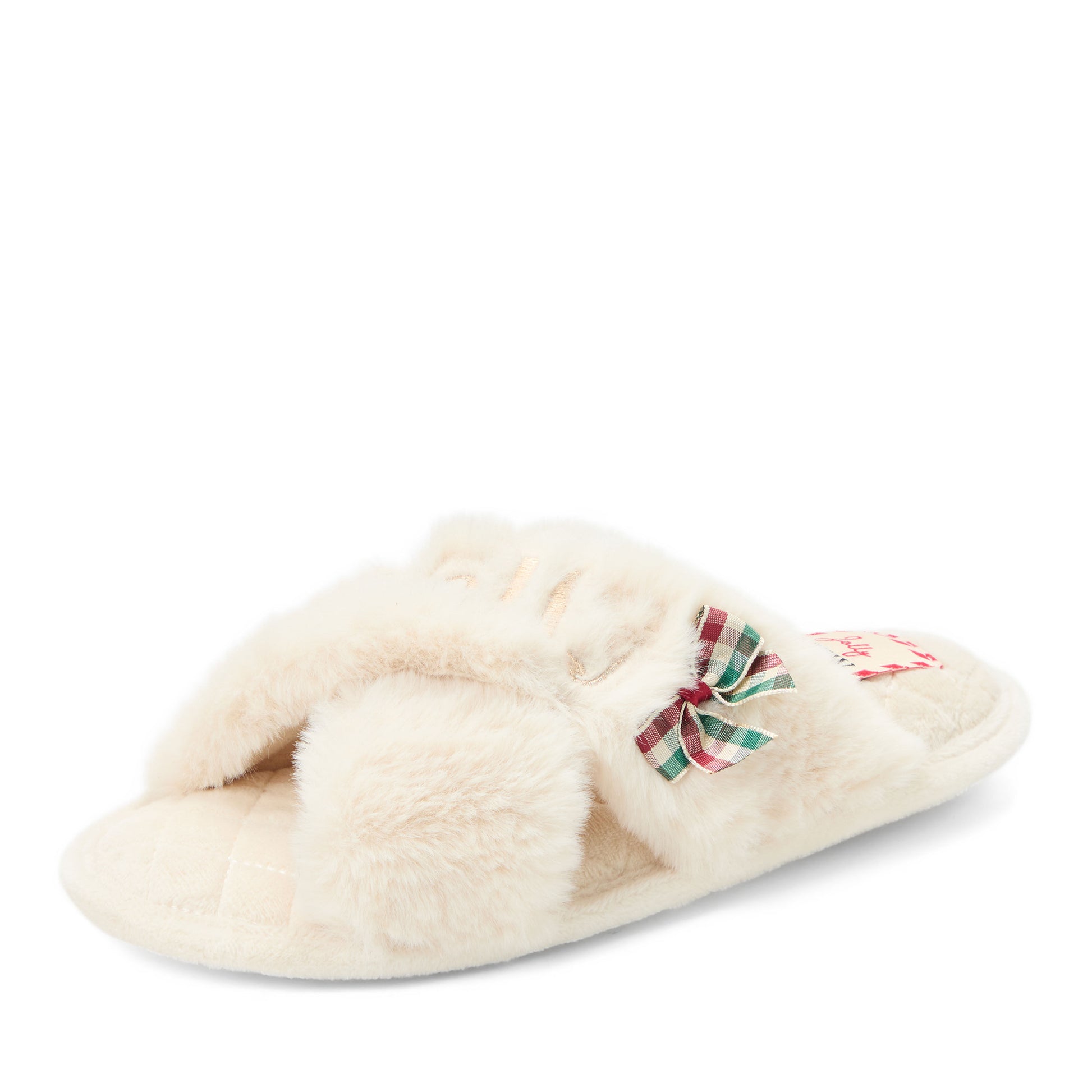 Women's Holiday Fur Slide | Dearfoams