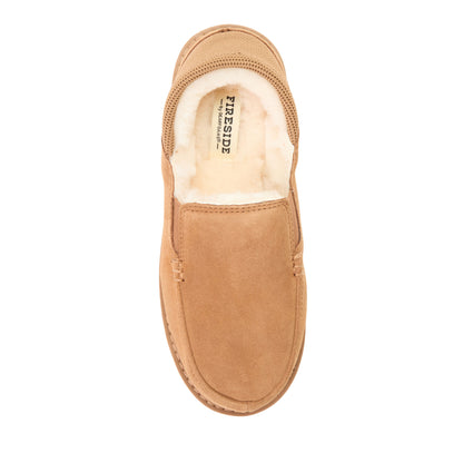 Women's Fireside by Dearfoams Suede Sport Knit Loafer - Water Resistant | Dearfoams
