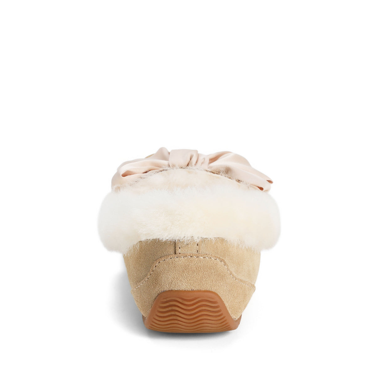 Women's Mel Dream Bow Genuine Shearling Moccasin | Dearfoams