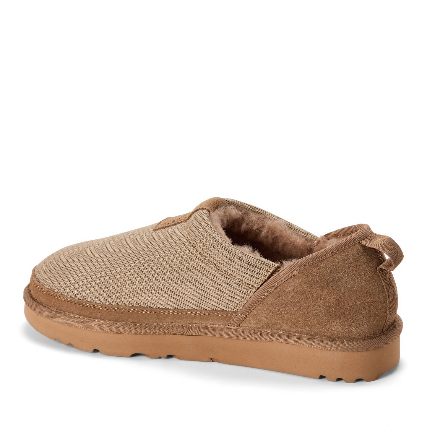 Women's Fireside by Dearfoams Sport Knit And Suede Slip On Shoetie - Water Repellent | Dearfoams