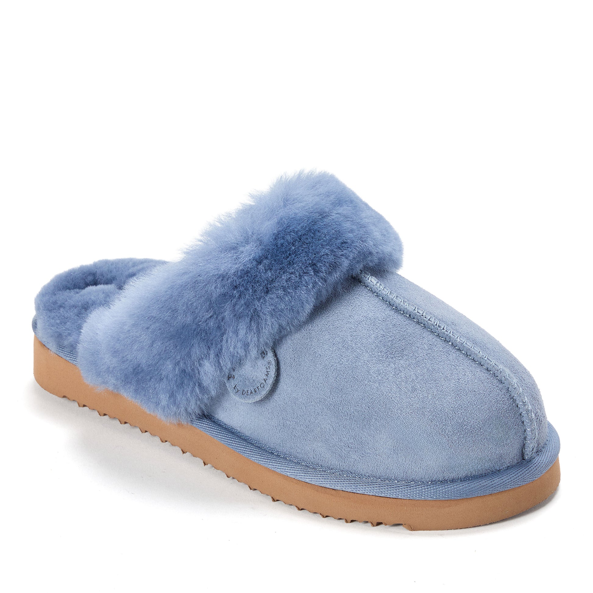 Women's Fireside by Dearfoams Sydney Genuine Shearling Scuff Slipper | Dearfoams