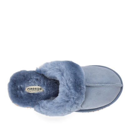 Women's Fireside by Dearfoams Sydney Genuine Shearling Scuff Slipper | Dearfoams
