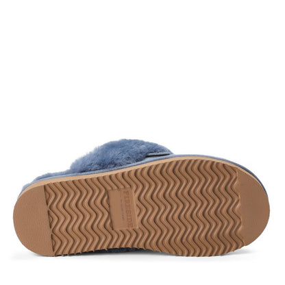 Women's Fireside by Dearfoams Sydney Genuine Shearling Scuff Slipper | Dearfoams
