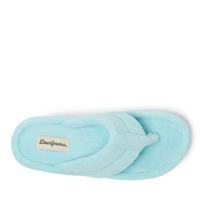 Women's Wrenley Terry Thong | Dearfoams