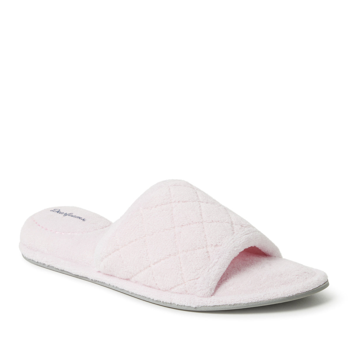 Women's Beatrice Microfiber Terry Slide with Quilted Vamp | Dearfoams