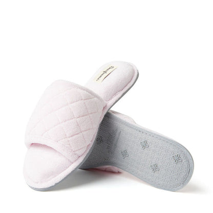 Women's Beatrice Microfiber Terry Slide with Quilted Vamp | Dearfoams