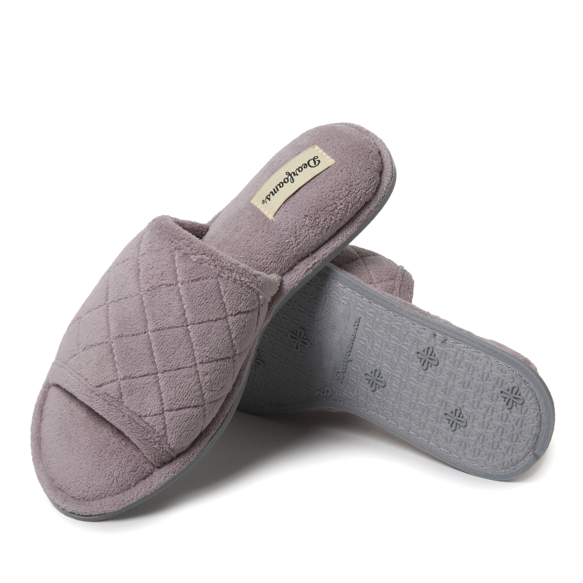Women's Beatrice Microfiber Terry Slide with Quilted Vamp | Dearfoams