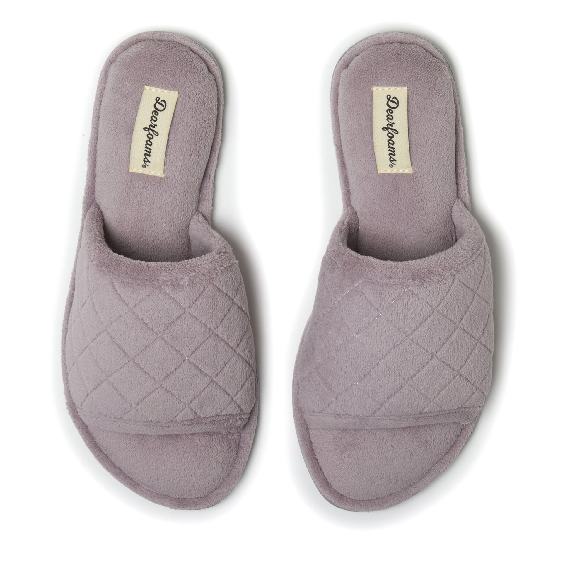 Women's Beatrice Microfiber Terry Slide with Quilted Vamp | Dearfoams