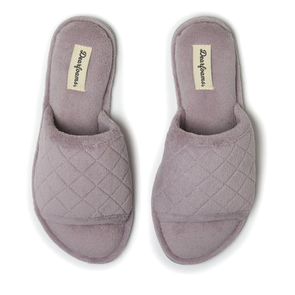 Women's Beatrice Microfiber Terry Slide with Quilted Vamp | Dearfoams