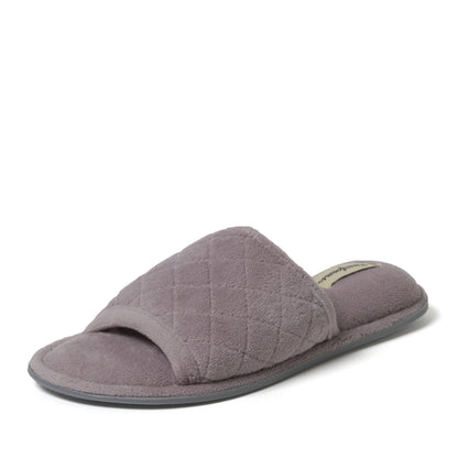 Women's Beatrice Microfiber Terry Slide with Quilted Vamp | Dearfoams