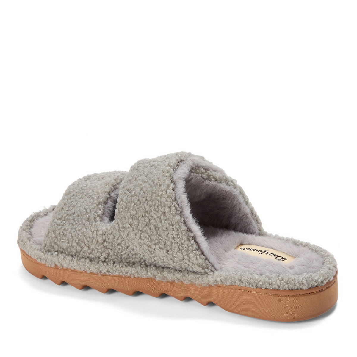 Women's Regina Teddy Double Band Slide | Dearfoams