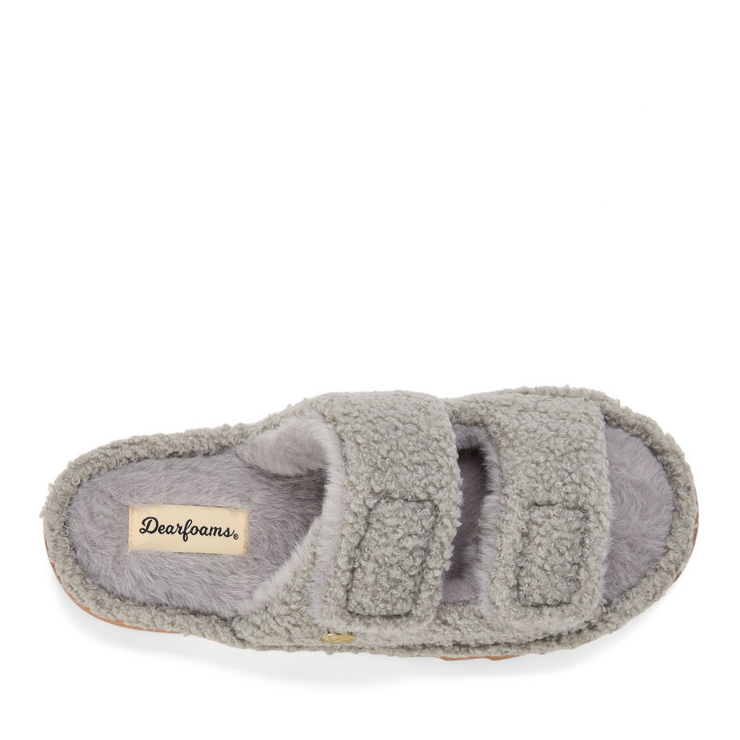 Women's Regina Teddy Double Band Slide | Dearfoams