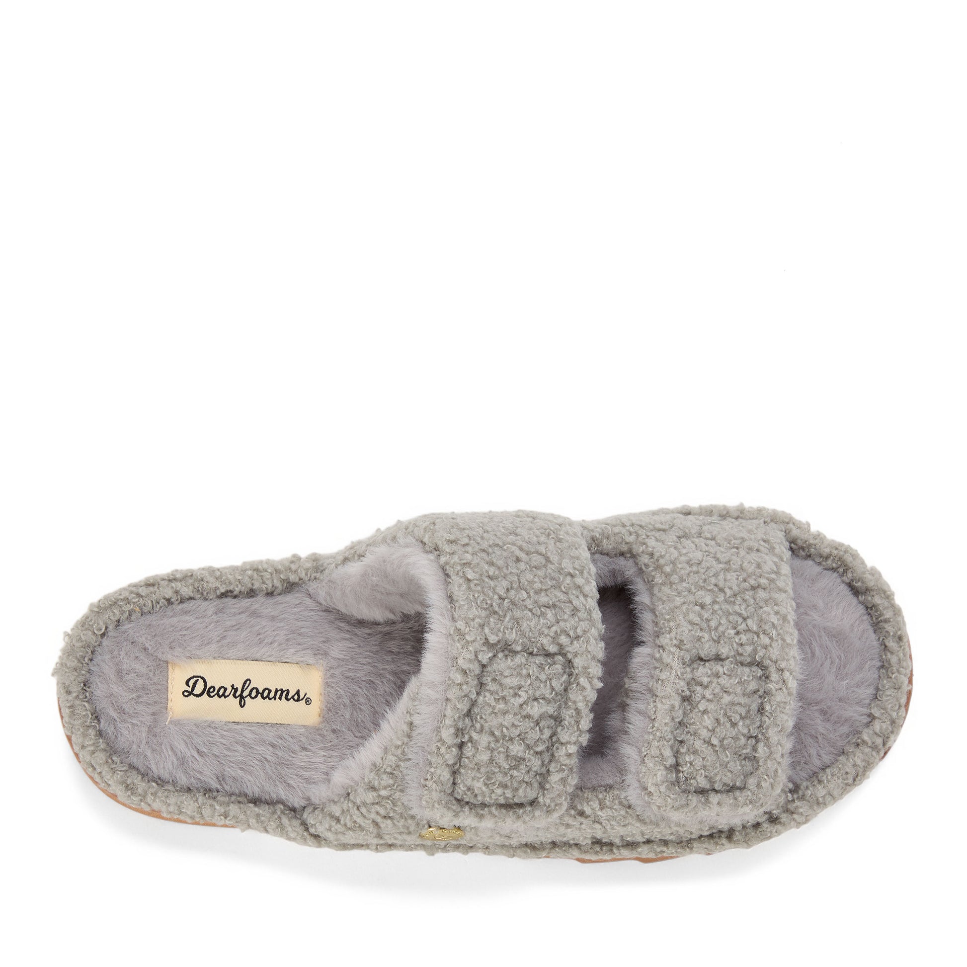 Women's Regina Teddy Double Band Slide | Dearfoams
