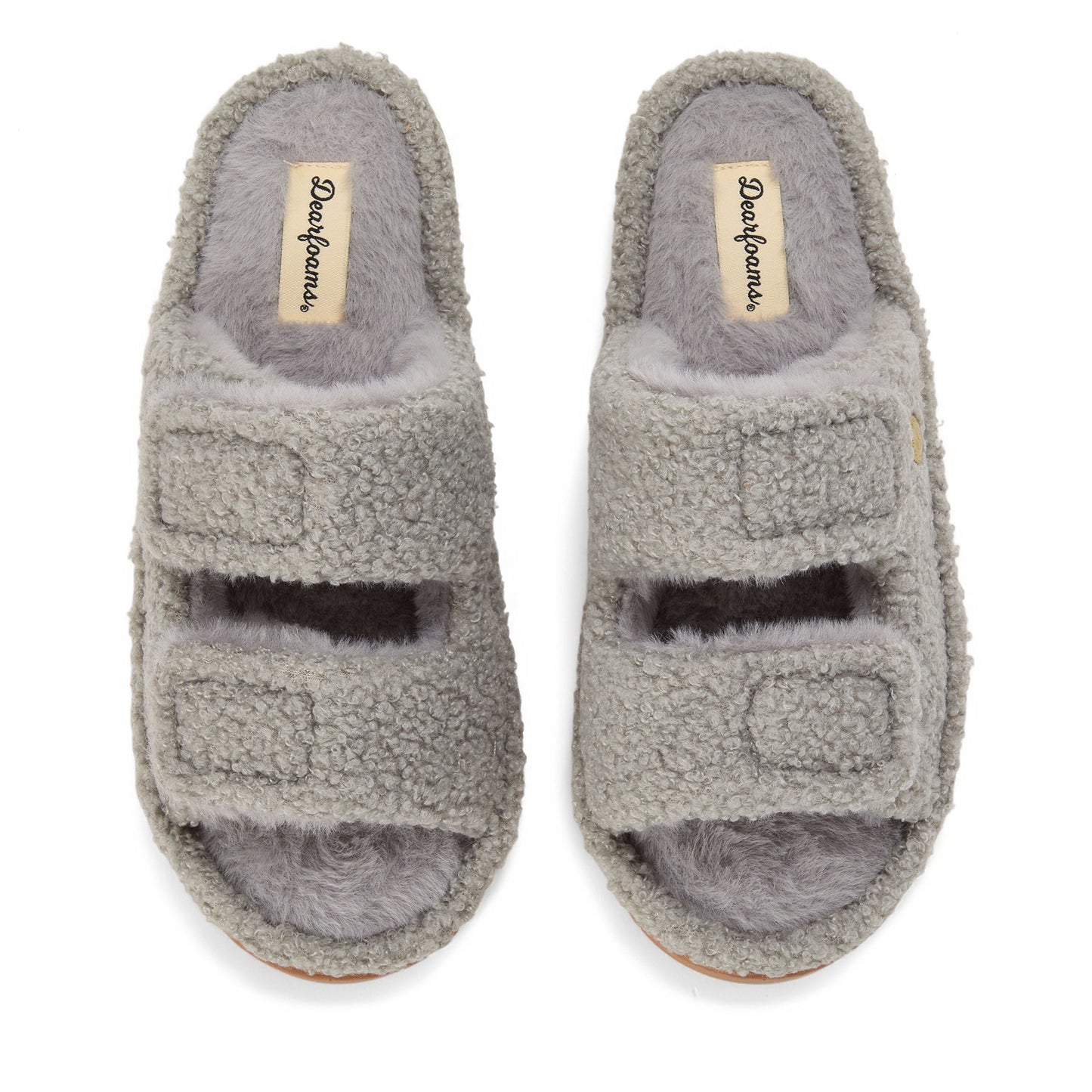 Women's Regina Teddy Double Band Slide | Dearfoams
