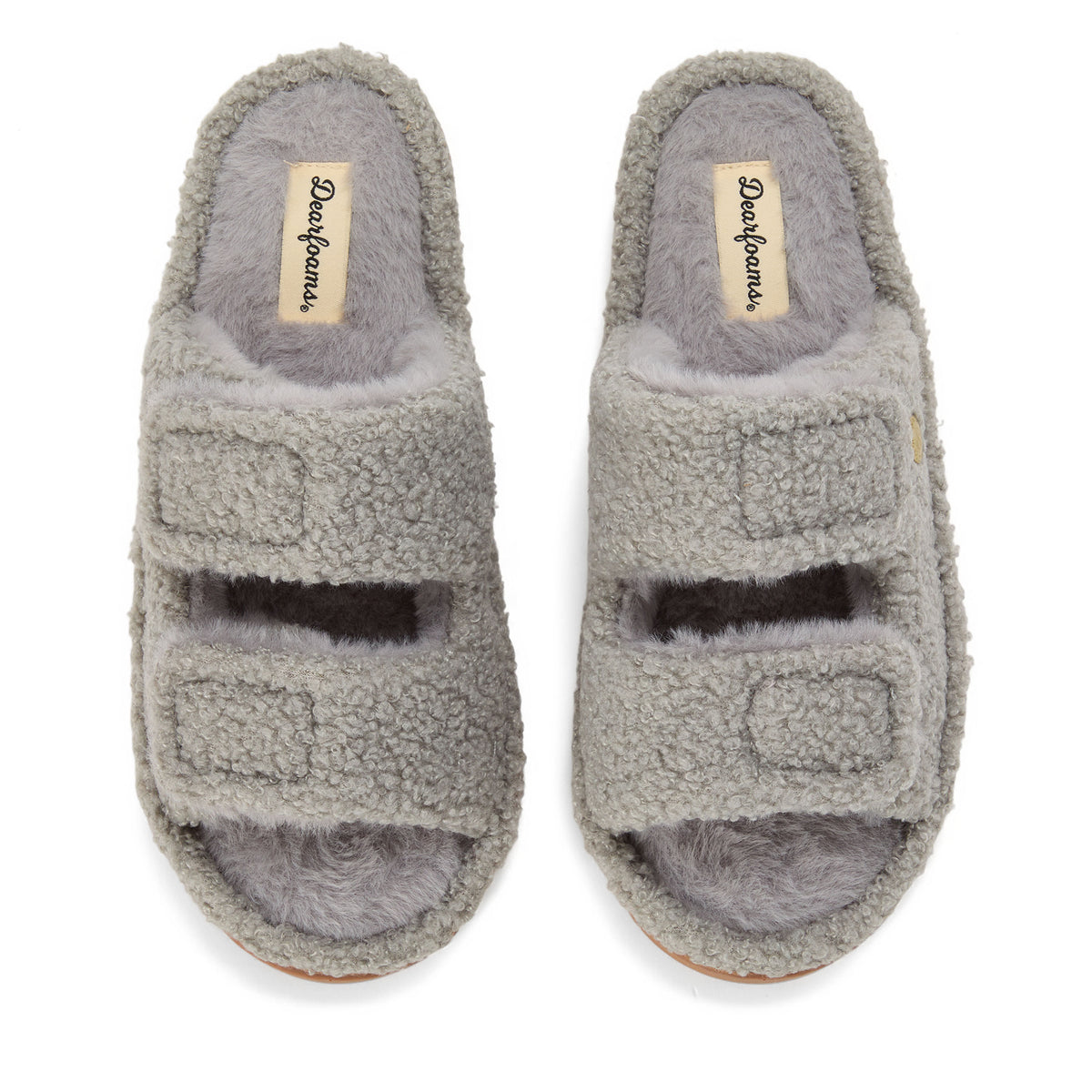 Women's Regina Teddy Double Band Slide | Dearfoams