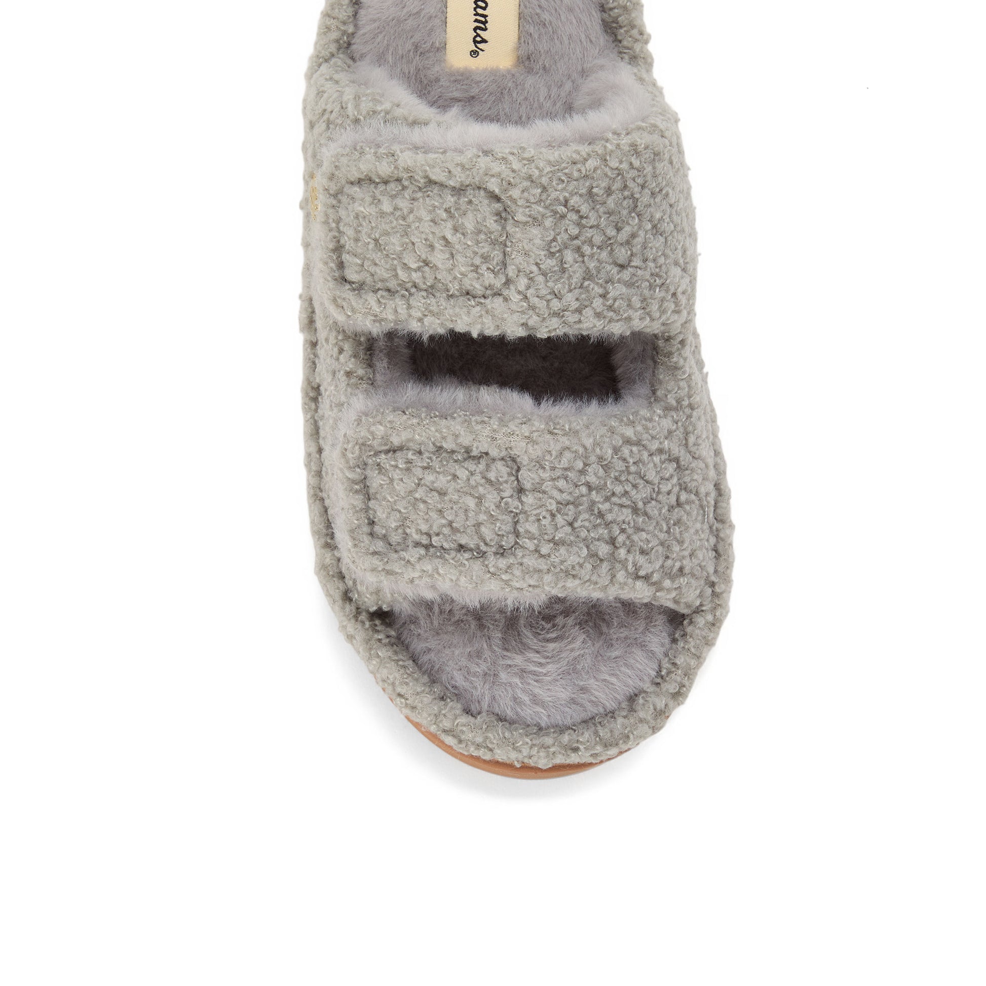 Women's Regina Teddy Double Band Slide | Dearfoams