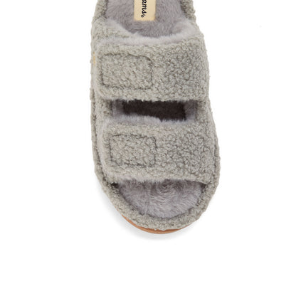 Women's Regina Teddy Double Band Slide | Dearfoams