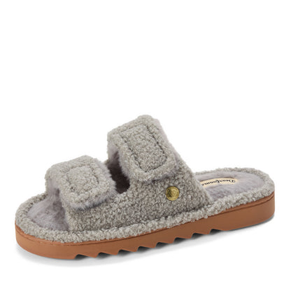 Women's Regina Teddy Double Band Slide | Dearfoams