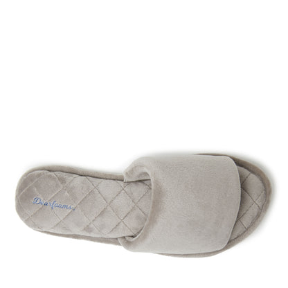 Women's Beatrice Microfiber Velour Side Gore Slide | Dearfoams