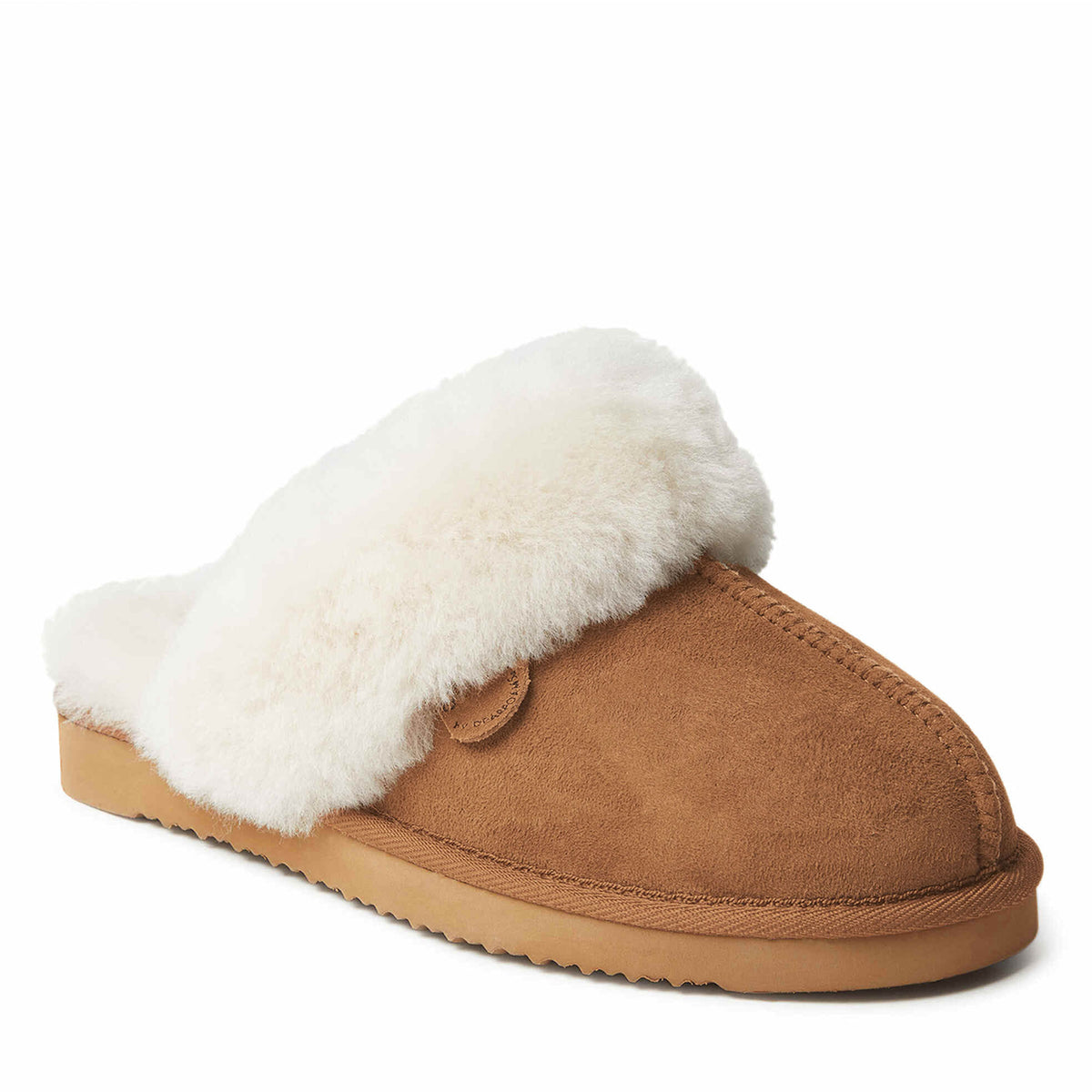 Women's Fireside by Dearfoams Sydney Genuine Shearling Scuff Slipper | Dearfoams