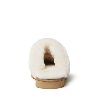 Women's Fireside by Dearfoams Sydney Genuine Shearling Scuff Slipper | Dearfoams