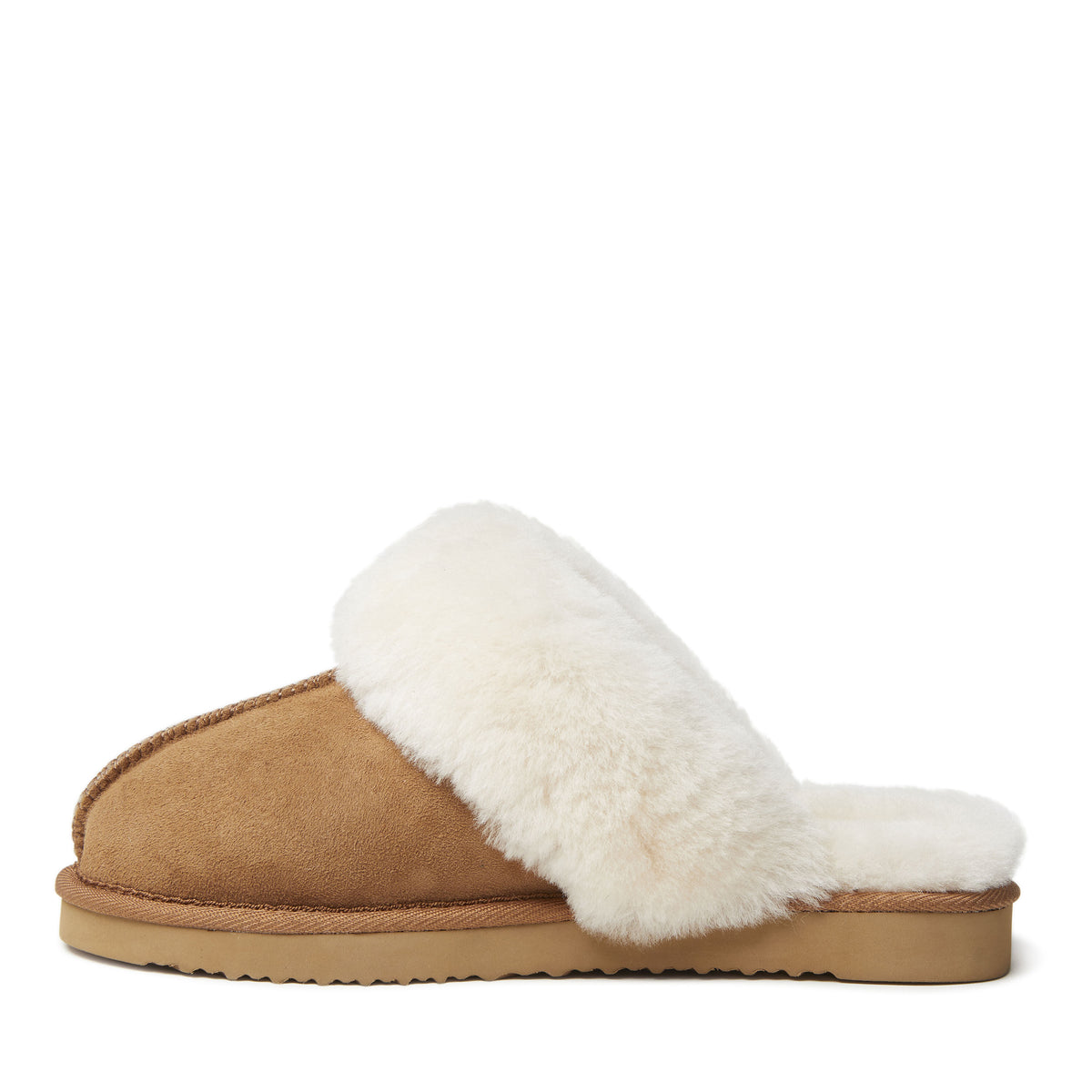 Women's Fireside by Dearfoams Sydney Genuine Shearling Scuff Slipper | Dearfoams