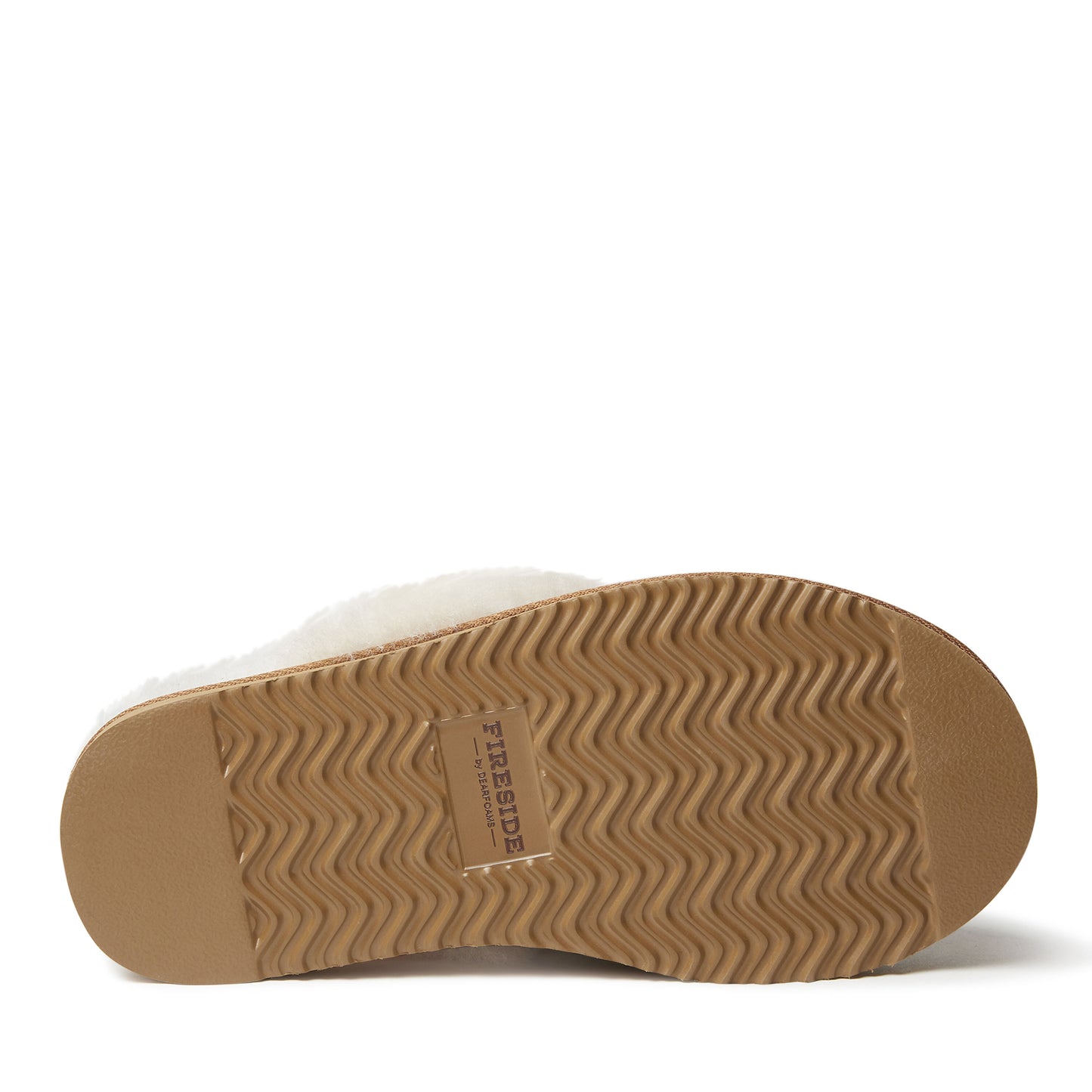 Women's Fireside by Dearfoams Sydney Genuine Shearling Scuff Slipper | Dearfoams