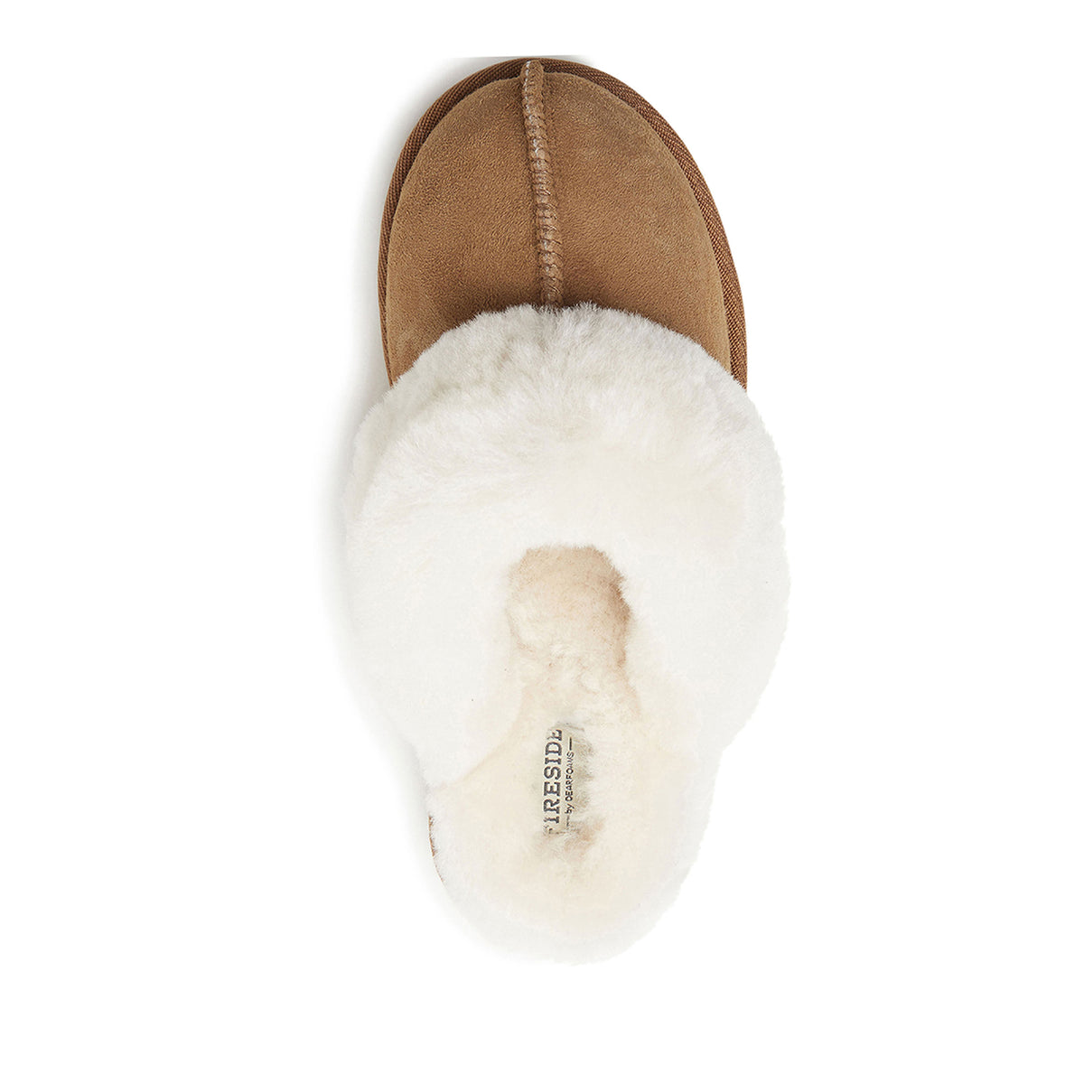 Women's Fireside by Dearfoams Sydney Genuine Shearling Scuff Slipper | Dearfoams