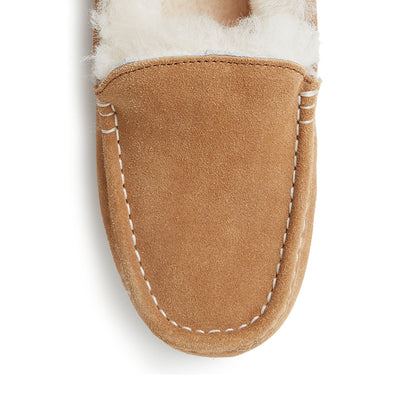 Women's Fireside by Dearfoams Mel Genuine Shearling Moccasin | Dearfoams