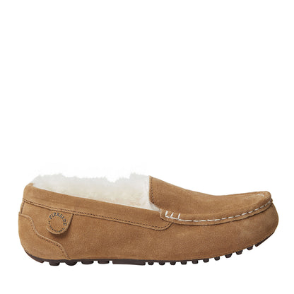 Women's Fireside by Dearfoams Mel Genuine Shearling Moccasin | Dearfoams