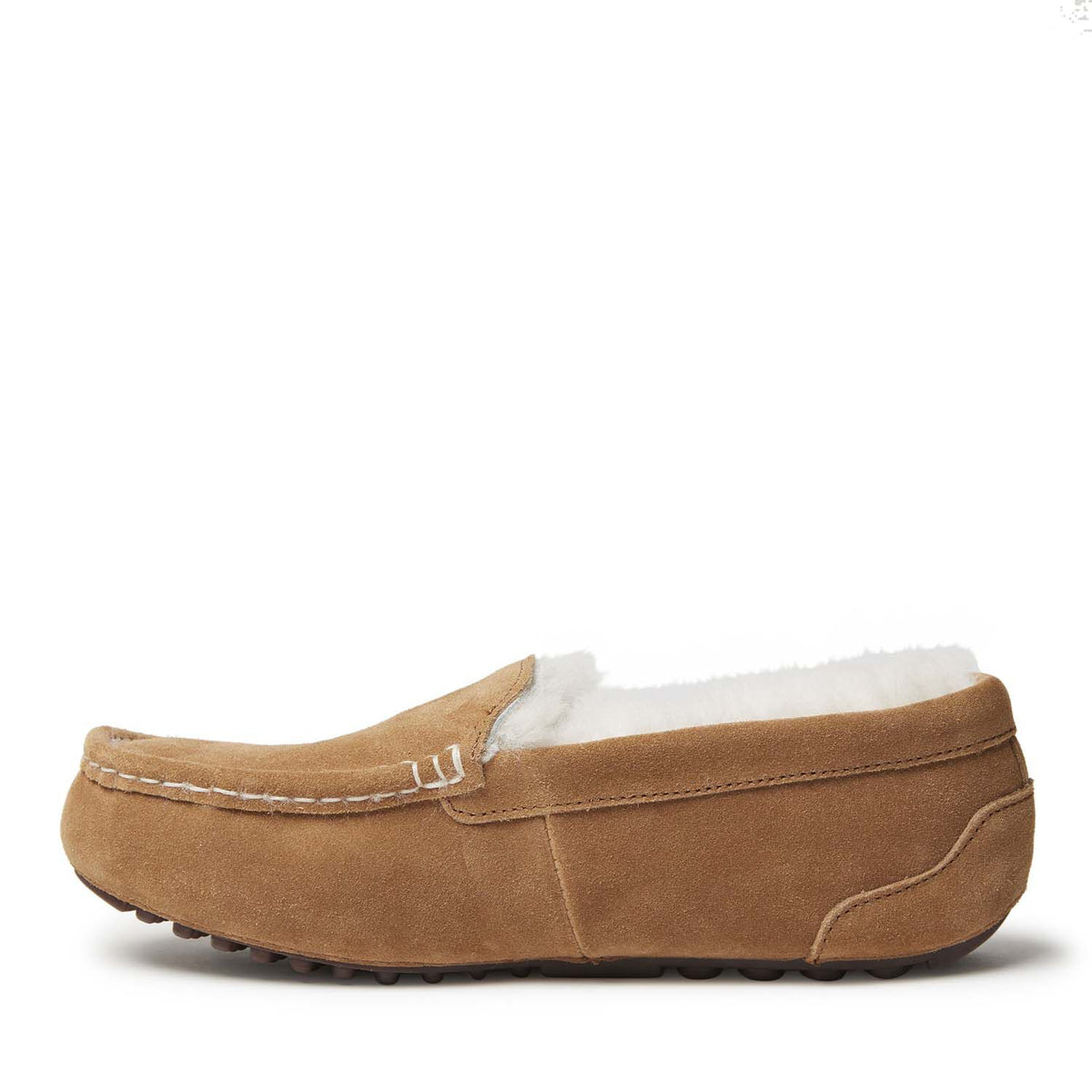 Women's Fireside by Dearfoams Mel Genuine Shearling Moccasin | Dearfoams