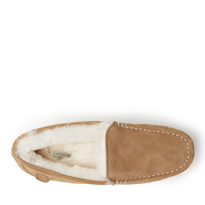 Women's Fireside by Dearfoams Mel Genuine Shearling Moccasin | Dearfoams