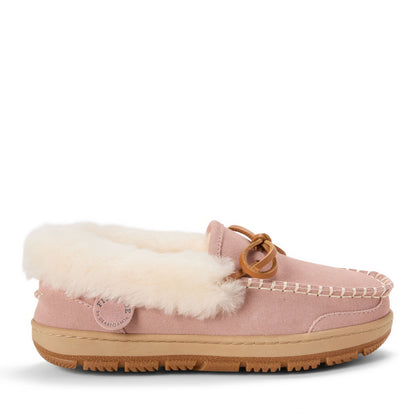 Women's Fireside Moccasins in Dusty Pink | Dearfoams