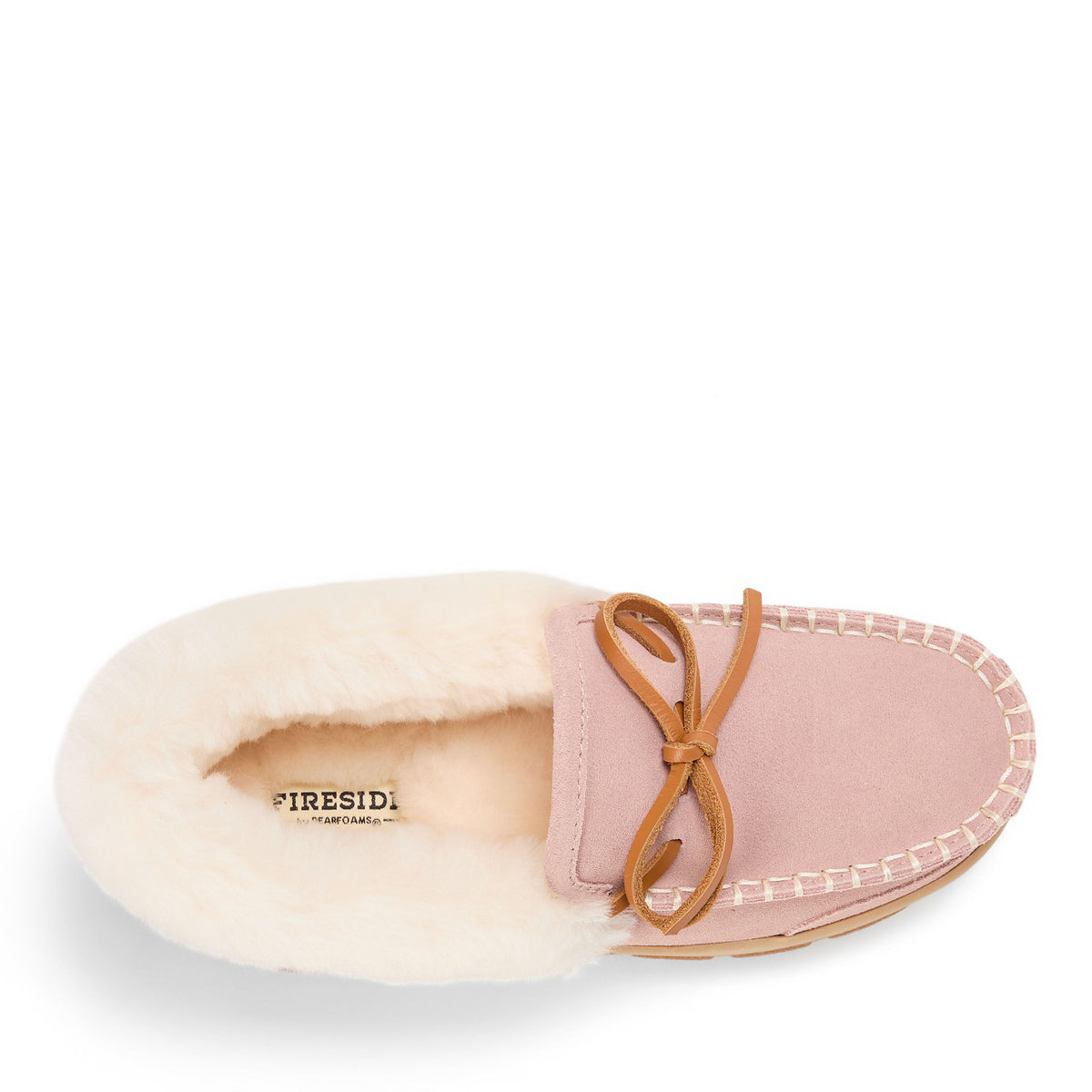 Women's Fireside Moccasins in Dusty Pink | Dearfoams
