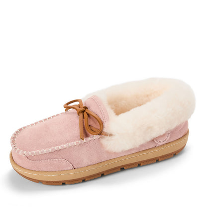 Women's Fireside Moccasins in Dusty Pink | Dearfoams