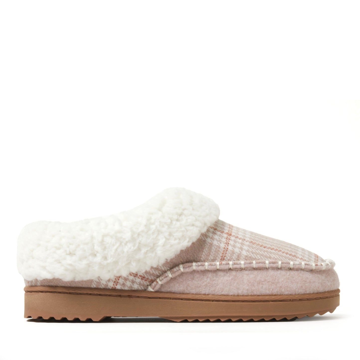 Women's Nyla Felted And Plaid Moc Toe Clog | Dearfoams