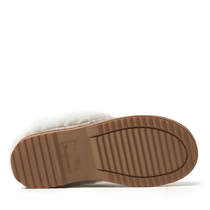 Women's Nyla Felted And Plaid Moc Toe Clog | Dearfoams