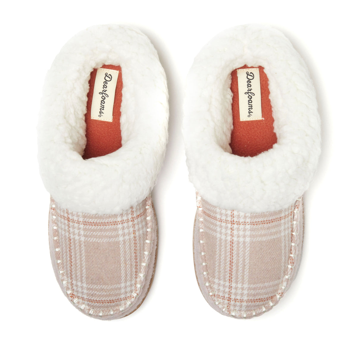 Women's Nyla Felted And Plaid Moc Toe Clog | Dearfoams
