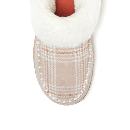 Women's Nyla Felted And Plaid Moc Toe Clog | Dearfoams