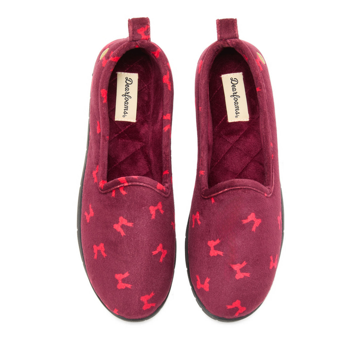 Women's Rachel Velour Closed Back | Dearfoams