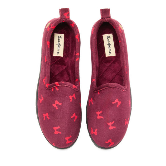Women's Rachel Velour Closed Back | Dearfoams