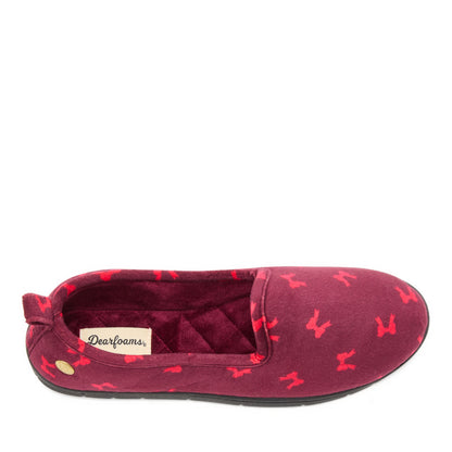 Women's Rachel Velour Closed Back | Dearfoams