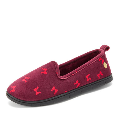 Women's Rachel Velour Closed Back | Dearfoams