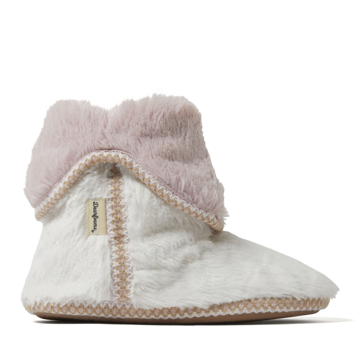 Women's Beth Faux Fur Foldown Bootie | Dearfoams