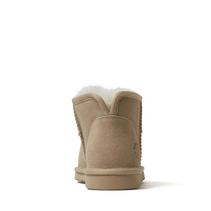 Women's Fireside by Dearfoams Riverland Genuine Shearling Micro Bootie | Dearfoams